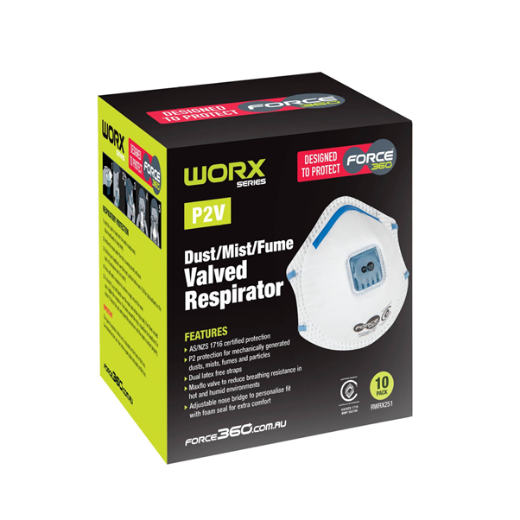 Picture of Force360 P2V Disposable Respirator (10 per box)