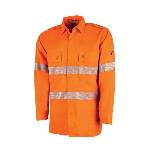 Picture of Regular Weight PPE2 FR Shirt With Segmented FR Reflective Tape