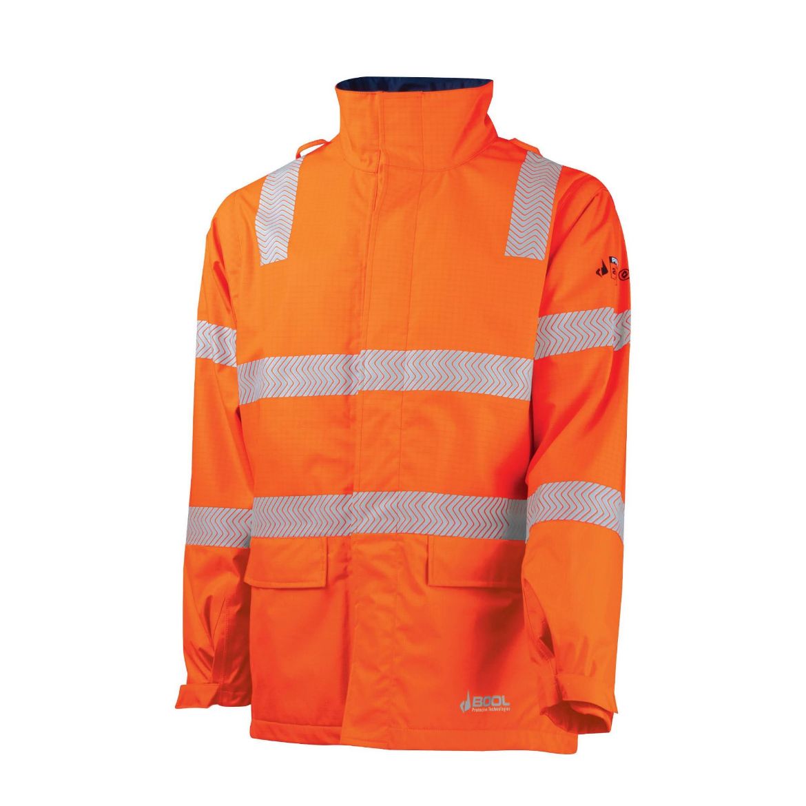 Picture of BOOL FR PPE3 Hi-Vis Parka With Zip-Off Sleeves And Segmented FR Tape