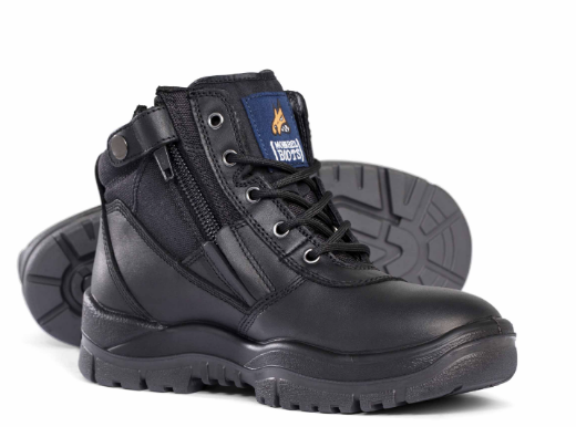 Picture of Mongrel Black ZipSider Boot - TPU/PU