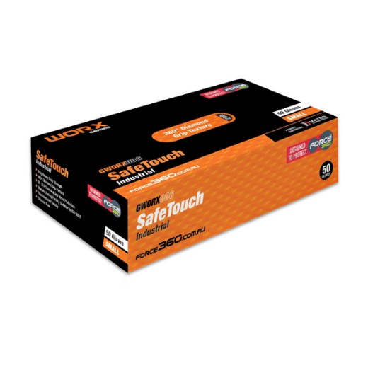 Picture of SafeTouch Disposable Nitrile - Industrial - Orange