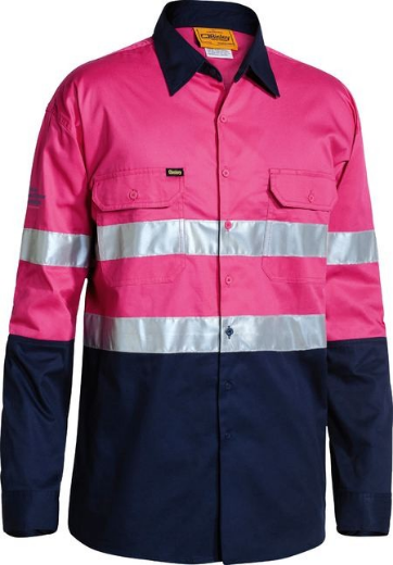 Picture of BISLEY Taped Hi Vis Cool Lightweight  Shirt