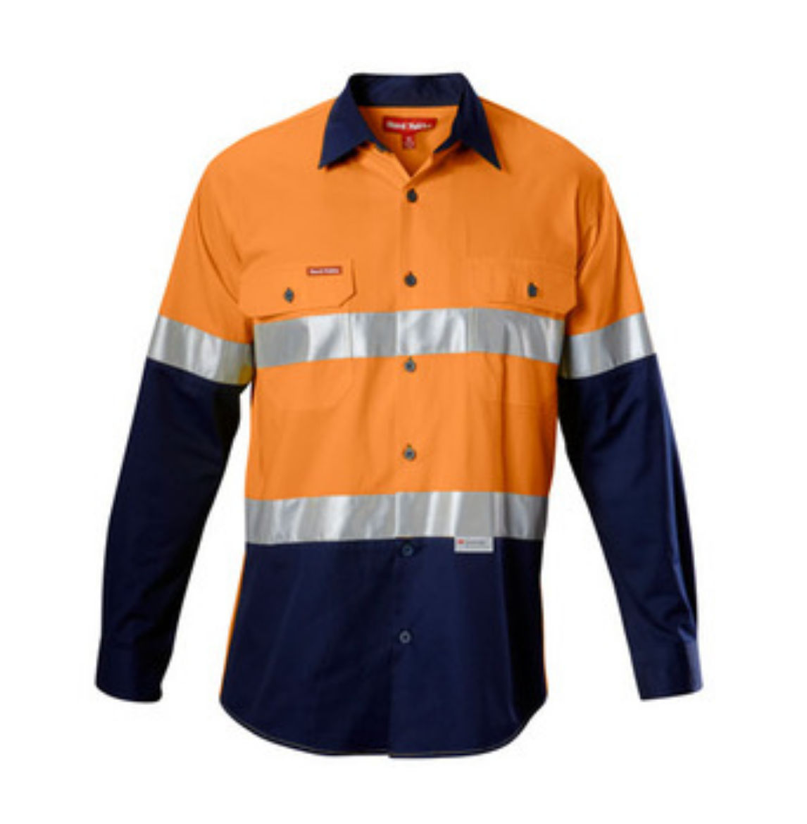 Picture of HARD YAKKA CORE HV LS LW SPLICED TAPED VNTD DRILL SHIRT