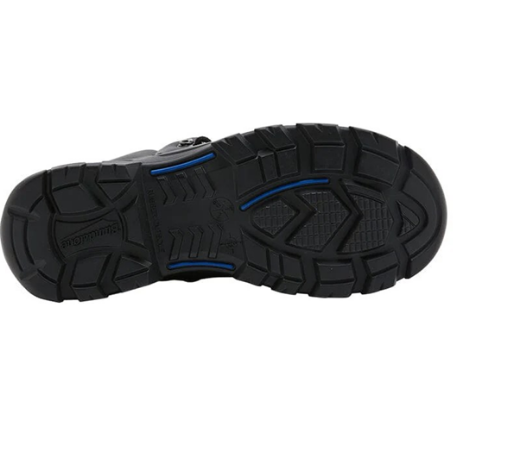 Picture of RotoFlex Black water-resistant Platinum leather 150mm zip sided safety boot