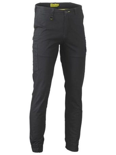 Picture of Stretch Cotton Drill Cargo Cuffed Pants