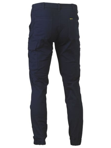 Picture of Stretch Cotton Drill Cargo Cuffed Pants