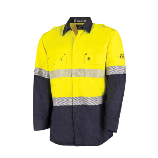 Picture of BOOL Ultra-lightweight PPE2 Two Tone FR Shirt with Segmented FR Reflective Tape