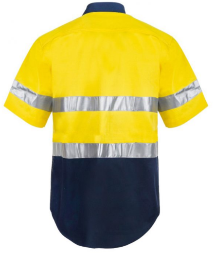Picture of WorkCraft HIVIS COTTON SHIRT TAPE- SS