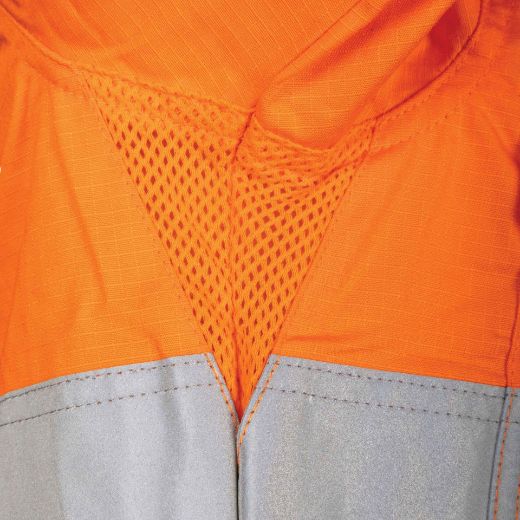 Picture of TRu Workwear Ripstop Vented L/S Hi-Vis Cotton With Reflective Tape