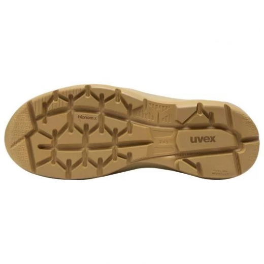 Picture of uvex 2 x-flow zip side work boot tan (wheat) Standard Width