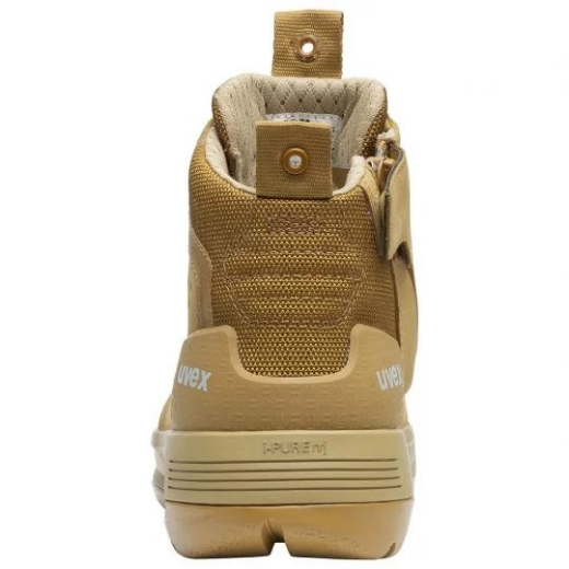 Picture of uvex 2 x-flow zip side work boot tan (wheat) Extra Width