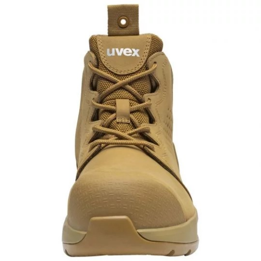 Picture of uvex 2 x-flow zip side work boot tan (wheat) Extra Width