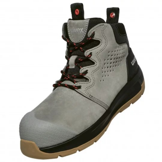 Picture of uvex 2 x-flow zip side work boot wolf grey, Extra Width