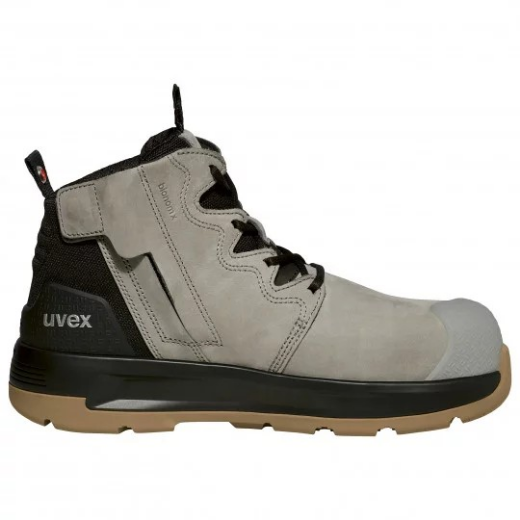 Picture of uvex 2 x-flow zip side work boot wolf grey, Standard Width