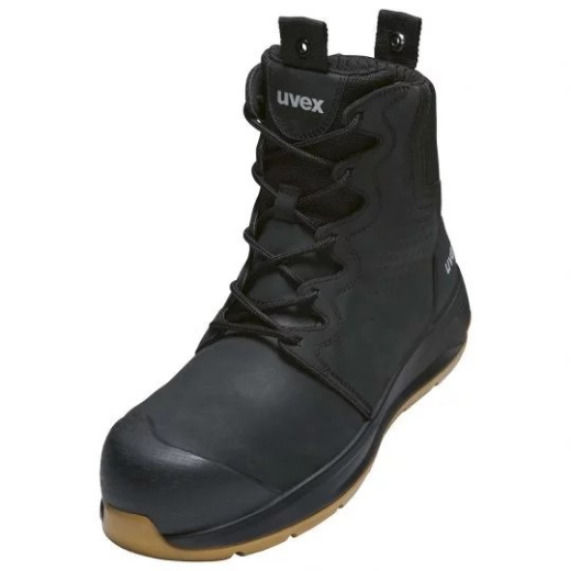 Picture of uvex 3 x-flow zip side work boot (black & tan) - Standard Width