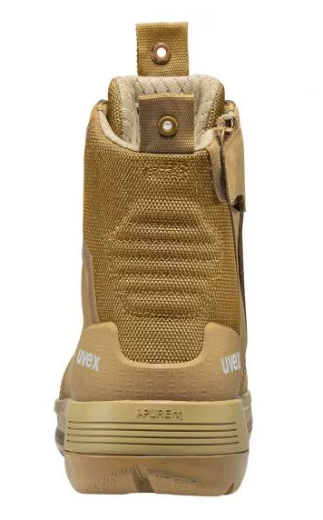 Picture of uvex 3 x-flow zip side work boot tan (wheat) Extra Width