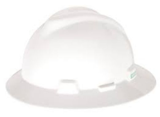 Picture of MSA V-Gard™ Full Brim Hat, Fas-Trac® III, 4 Point