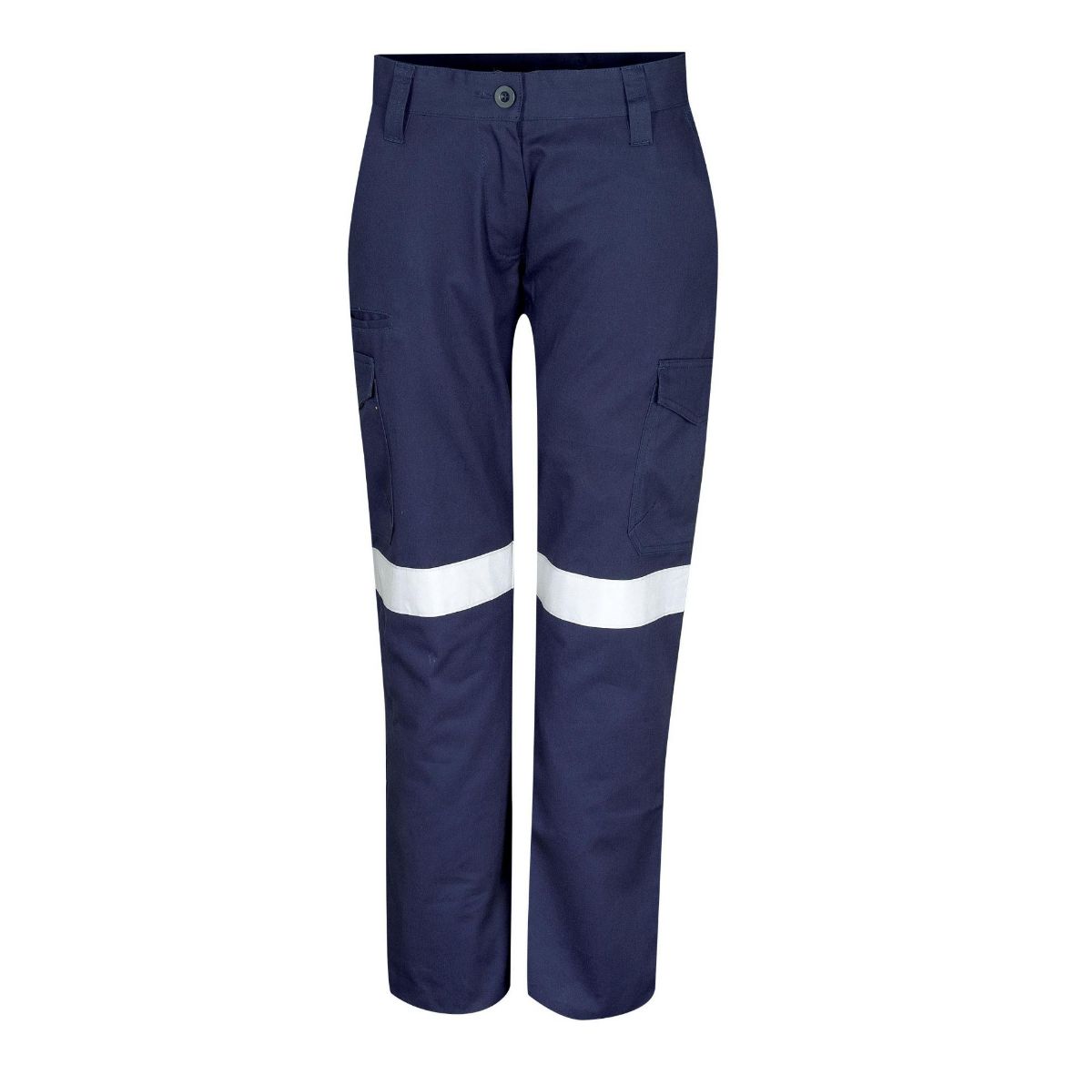 Picture of Tru Workwear Ladies Midweight Drill Cargo with Reflective Tape