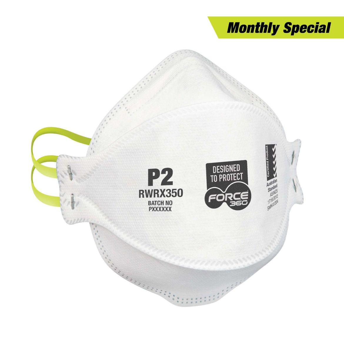 Picture of P2 Flat Fold Valved Respirator- Box of 20