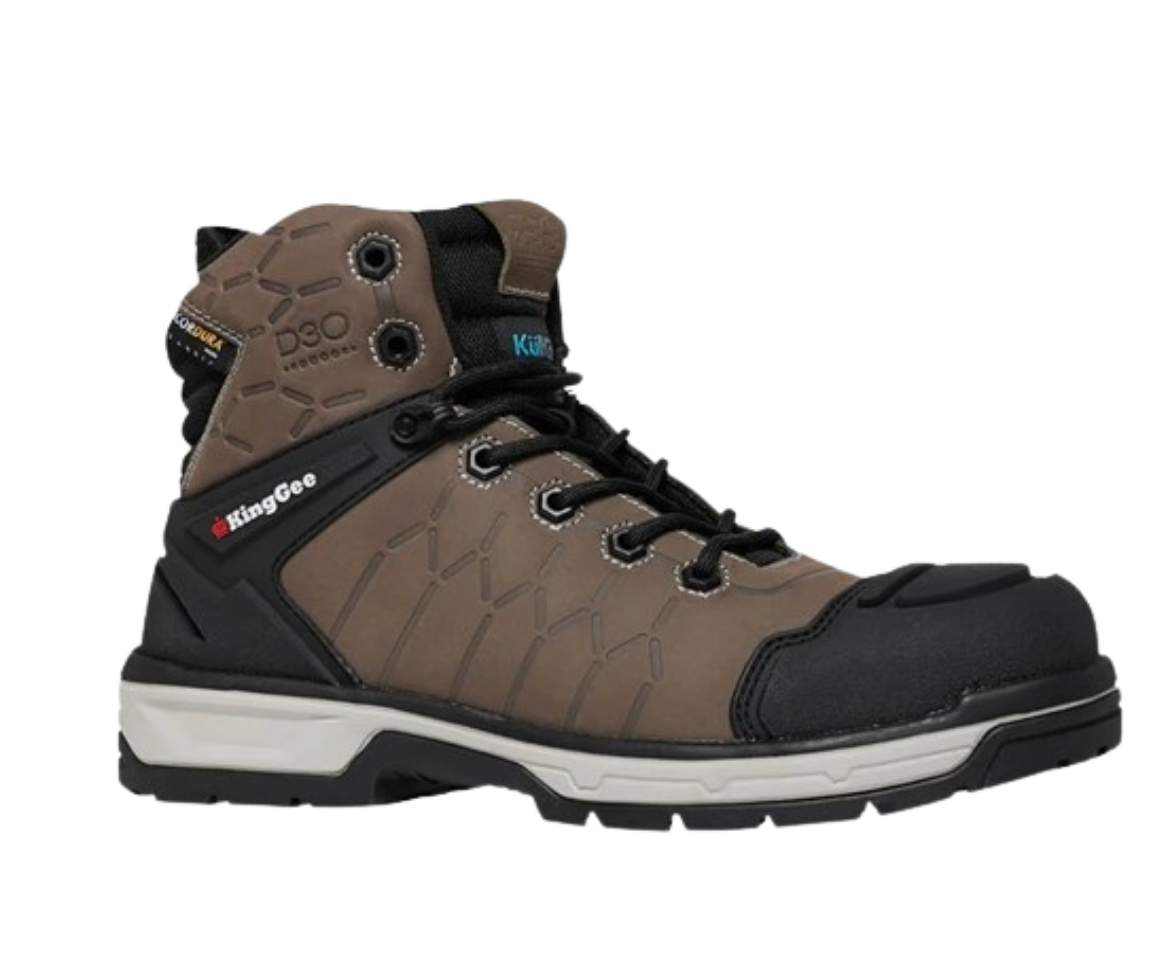Picture of KING GEE QUANTUM HYBRID ZIP/LACE COMPOSITE TOE BOOTS-CEDAR