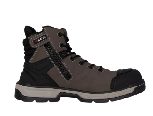 Picture of KING GEE QUANTUM HYBRID ZIP/LACE COMPOSITE TOE BOOTS-CEDAR