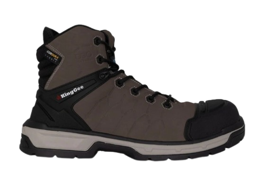 Picture of KING GEE QUANTUM HYBRID ZIP/LACE COMPOSITE TOE BOOTS-CEDAR