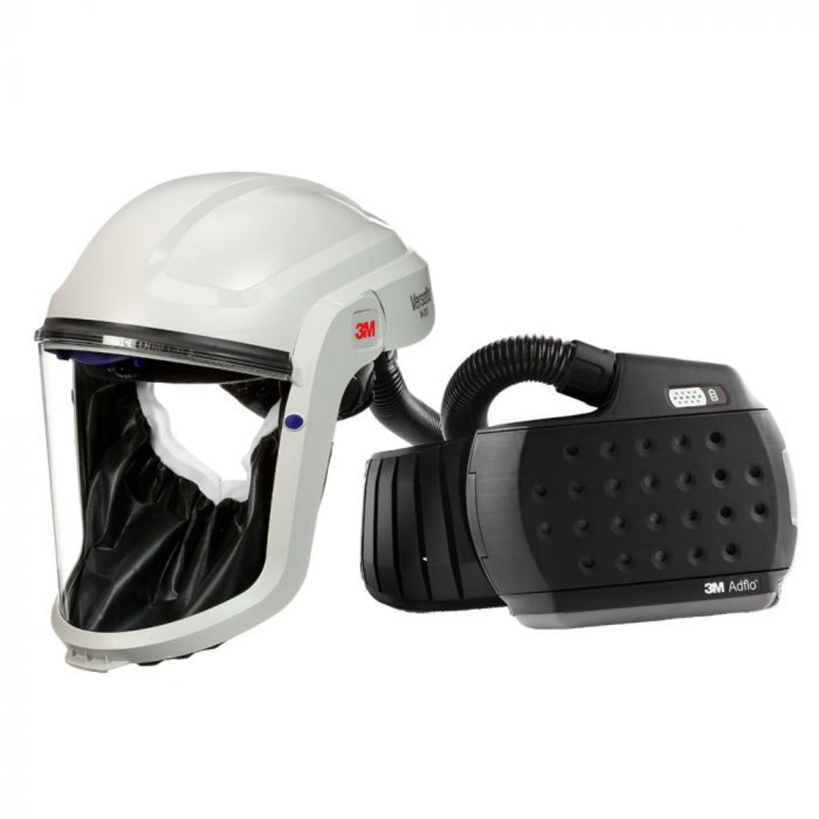 Picture of 3M™ M-Series Face Shield M-207 with Heavy-Duty Adflo PAPR Respirator