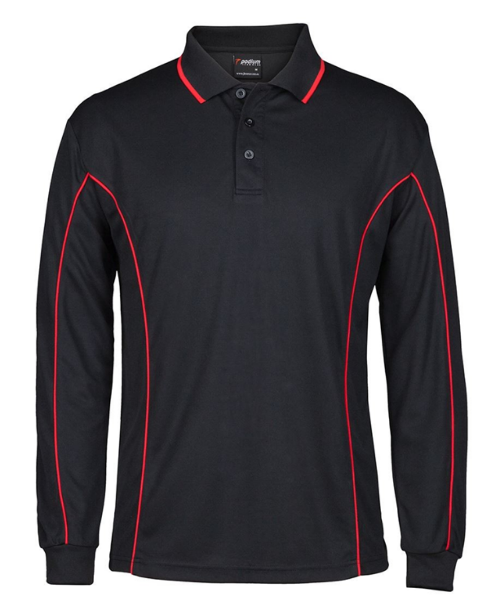 Picture of PODIUM L/S PIPING POLO