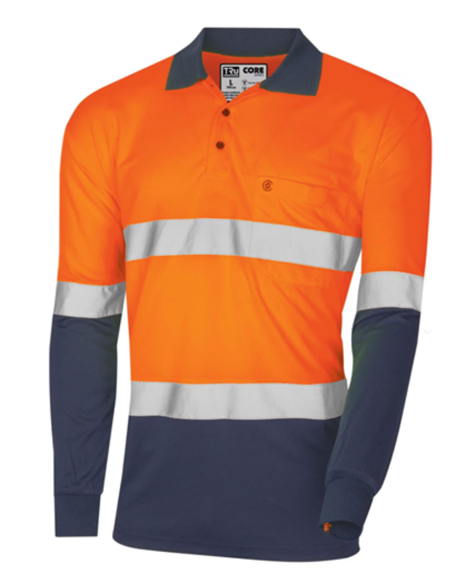 Picture of Micromesh L/S Hi-Vis Taped Polo Shirt