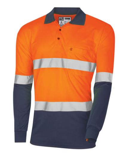Picture of Micromesh L/S Hi-Vis Taped Polo Shirt