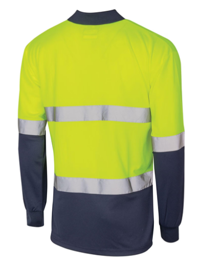 Picture of Micromesh L/S Hi-Vis Taped Polo Shirt