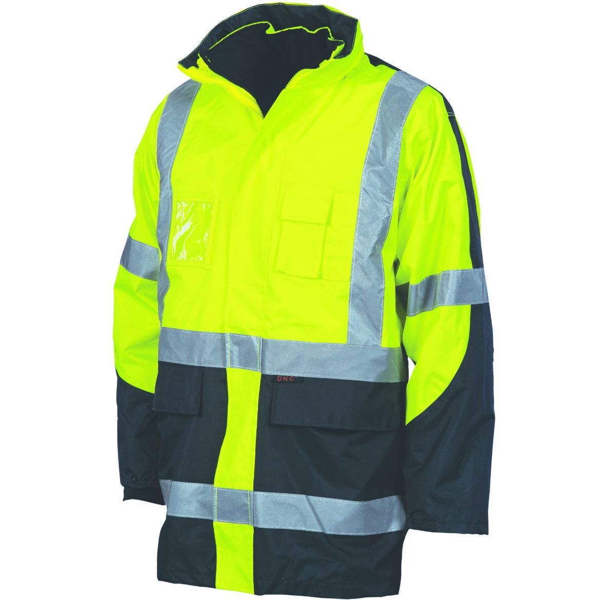 Picture of HiVis Cross Back 2 Tone D/N 6 in 1 Contrast Jacket
