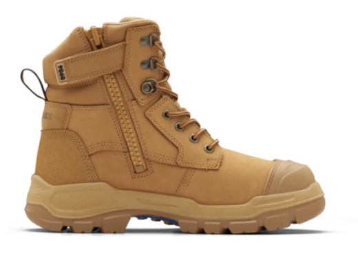 Picture of RotoFlex Wheat Nubuck water-resistant 150mm zip sided safety boot