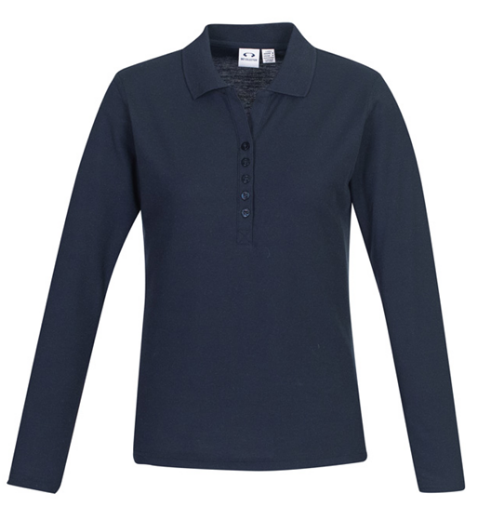 Picture of Womens Crew Long Sleeve Polo