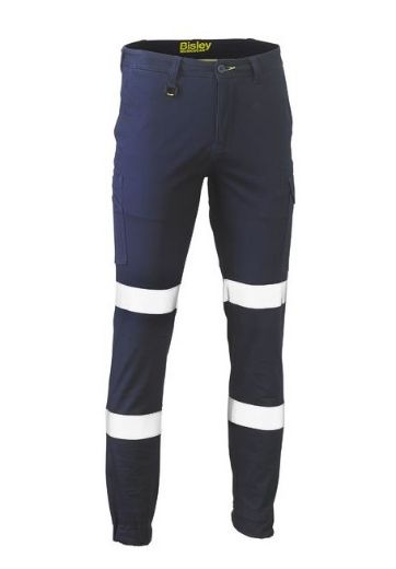 Picture of Taped Biomotion Stretch Cotton Drill Cargo Cuffed Pants