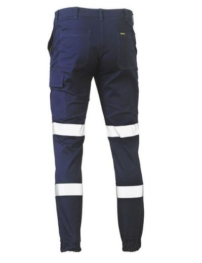 Picture of Taped Biomotion Stretch Cotton Drill Cargo Cuffed Pants